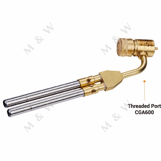 MW20002 Twin Burner Soldering Brazing Hand TorchM & W CYLINDER GAS